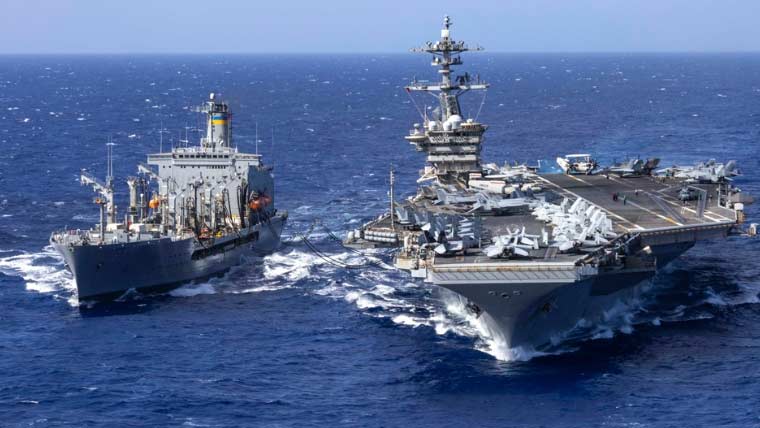 تجارتی بحری جہازوں کی ناکہ بندی سے بچ نکلنے کی میڈیا رپورٹ درست نہیں: سینٹ کام