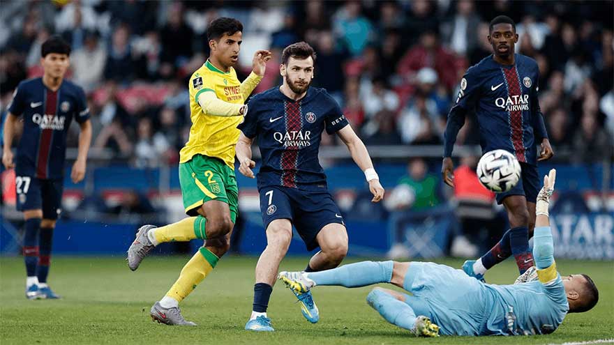 PSG roll over Nantes to move closer to Ligue 1 title