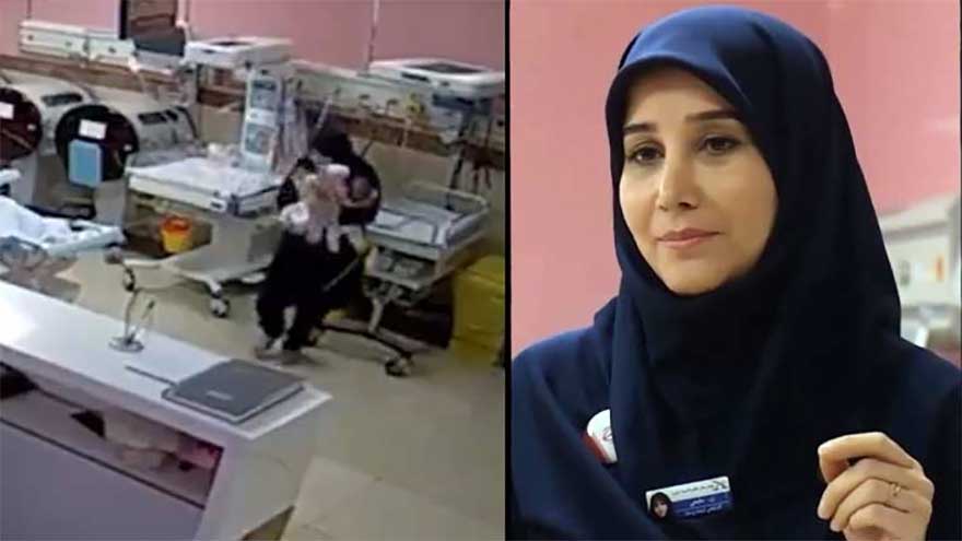 Iran hails nurse as national hero for saving newborns during hospital attack