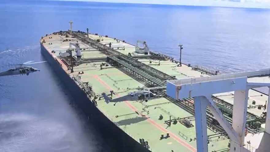 US forces seize vessel carrying Iranian oil in Indian Ocean
