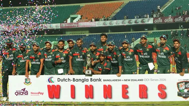 بنگلادیش نے نیوزی لینڈ کیخلاف ون ڈے سیریز جیت لی