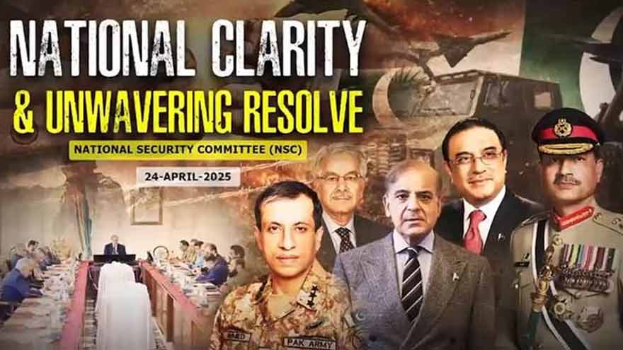 NSC adopts firm stance on Indian actions after Pahalgam incident