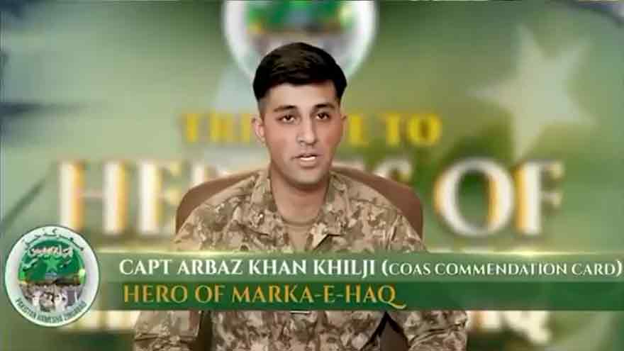 Captain Arbaz Khan recalls heroism of Pakistani soldiers in Marka-e-Haq