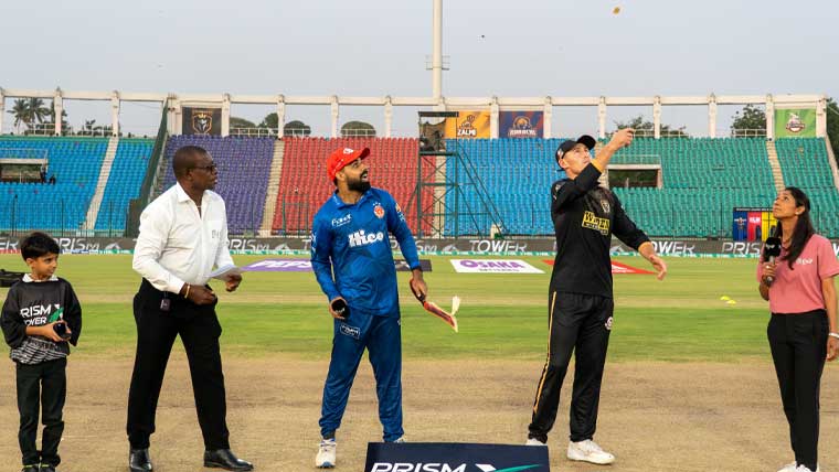 پی ایس ایل 11، اسلام آباد یونائیٹڈ کا کنگزمین کیخلاف ٹاس جیت کر فیلڈنگ کا فیصلہ