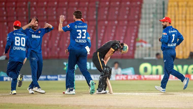 پی ایس ایل 11، حیدر آباد کنگزمین کا فلاپ شو، یونائیٹڈ کیخلاف 80 رنز پر ہی ڈھیر