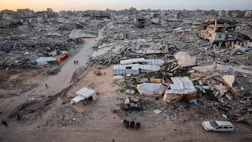 Israeli strike kills three in Gaza, medics say