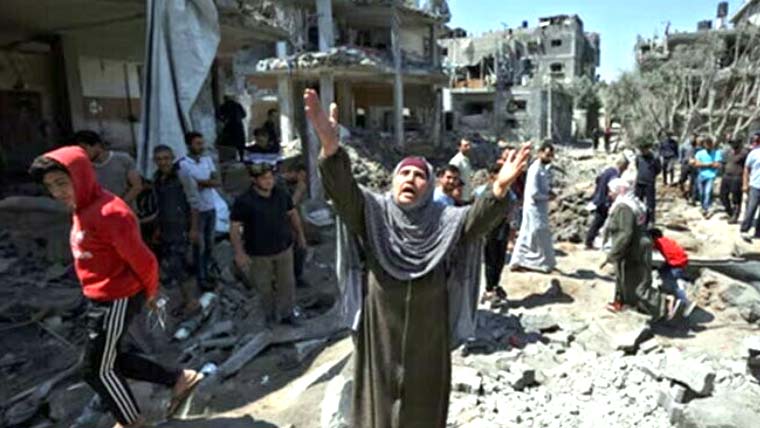 اسرائیل کے وحشیانہ حملے، 6 پولیس اہلکاروں سمیت مزید 12 فلسطینی شہید