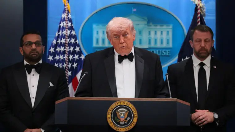 میں ہی حملہ آور کا ہدف تھا، فائرنگ کا ایران جنگ سے کوئی تعلق نہیں: ٹرمپ