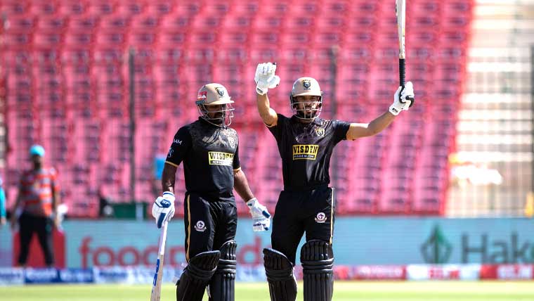 حیدر آباد کنگز مین کا راولپنڈیز کو جیت کیلئے 245رنز کا ہدف