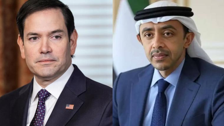 یو اے ای کے وزیر خارجہ کا امریکی ہم منصب سے رابطہ، مشرق وسطیٰ بارے تبادلہ خیال