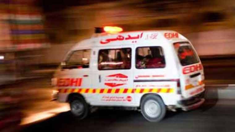 شہر قائد میں ٹریفک حادثے میں موٹرسائیکل سوار شخص جاں بحق