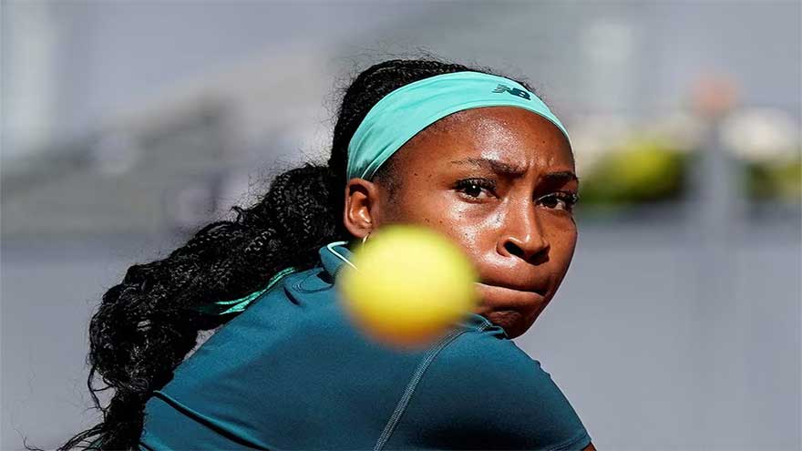 Gauff battles through illness to reach last 16 at Madrid Open tennis