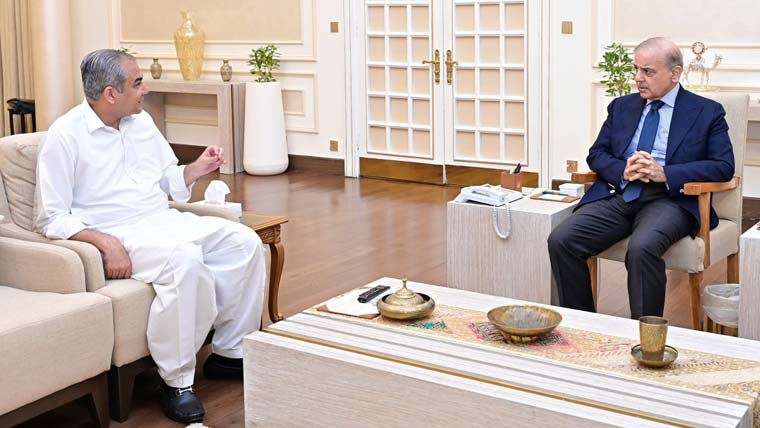 شہباز شریف سے محسن نقوی کی ملاقات، تماشائیوں کی پی ایس ایل میچز میں شرکت پر گفتگو