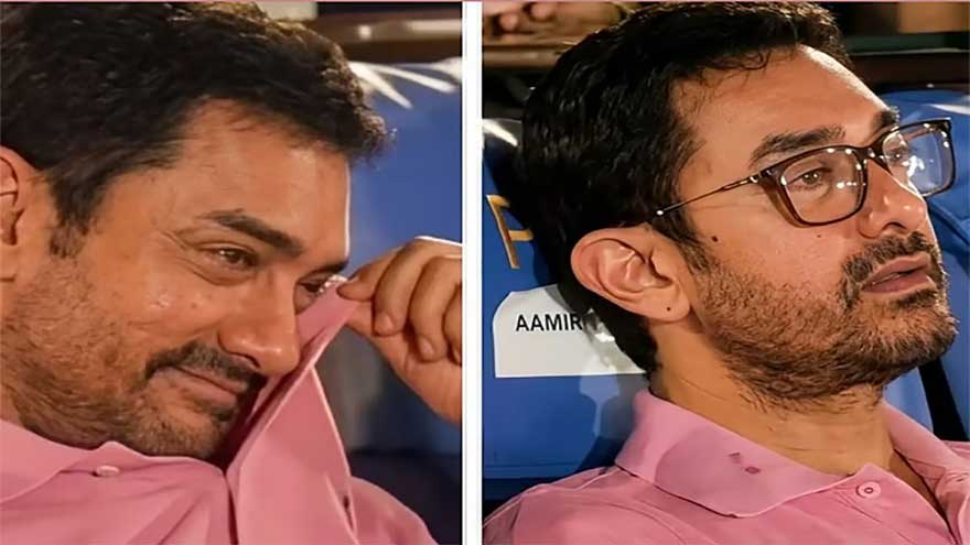 Aamir Khan gets emotional at son Junaid's 'Ek Din' event