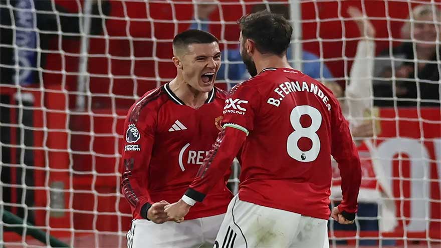 Man Utd beat Brentford to close on Champions League berth
