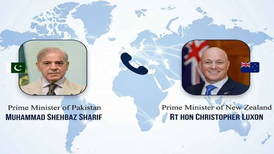 PM Shehbaz receives call from New Zealand counterpart, discuss regional stability