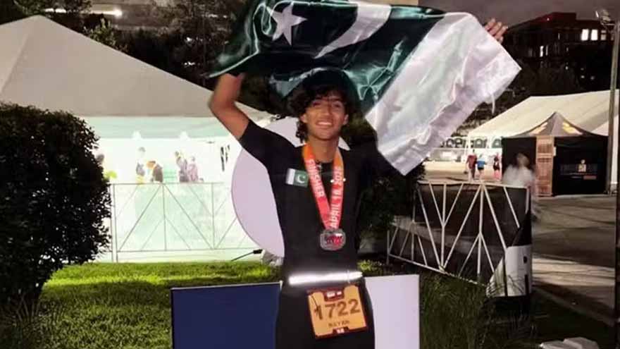 Karachi teen Rayan becomes youngest Pakistani to complete Ironman Triathlon