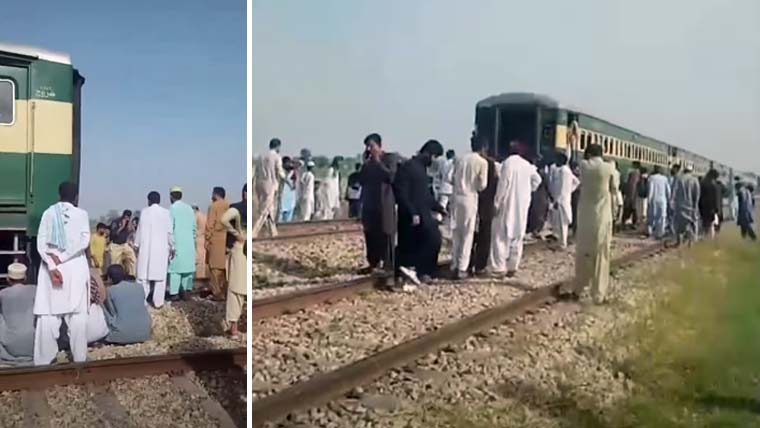 پشاور سے کراچی جانے والی عوام ایکسپریس حادثے کا شکار