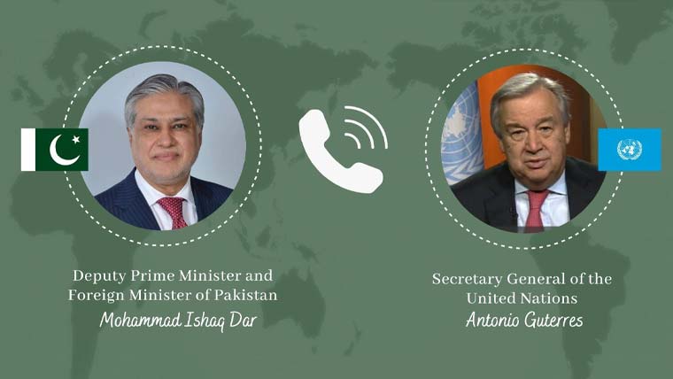 اقوام متحدہ کا پاکستان کی سفارتی کاوشوں کی مکمل حمایت کا اعلان