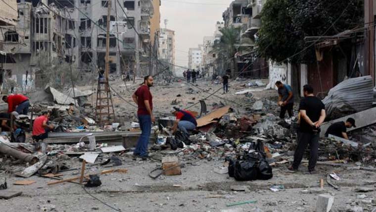 اسرائیل کی غزہ میں وحشیانہ کارروائیاں جاری، 2 فلسطینی شہید