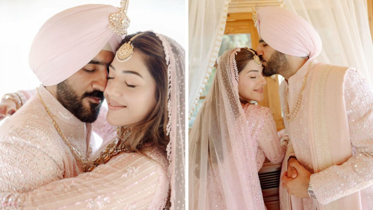 بھارتی ماڈل و اداکارہ مہرین پیرزادہ رشتہ ازدواج میں منسلک