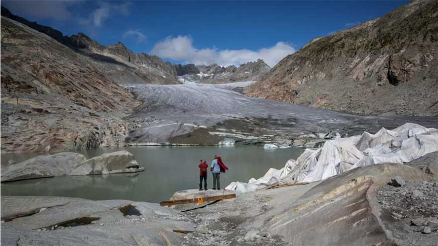 Europe hit by record heat, glacier loss and marine extremes per climate report