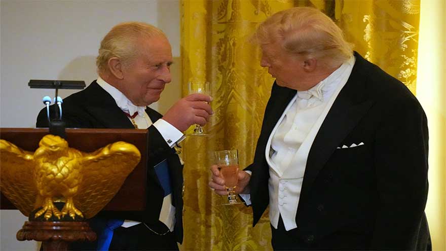 Defying protocol, Trump relays details of private conversation with King Charles III