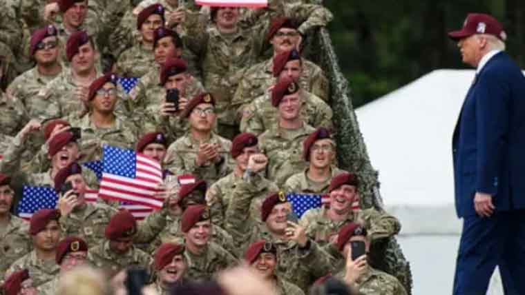 صدر ٹرمپ کا جرمنی میں امریکی فوجیوں کی تعداد میں ممکنہ کمی پر غور