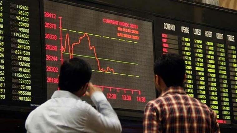 سٹاک مارکیٹ میں شدید مندی، انڈیکس ایک لاکھ 63 ہزار پوائنٹس کی حد بھی کھو بیٹھا