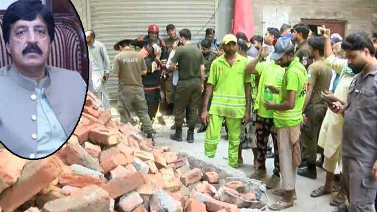 گورنر پنجاب کا باغبانپورہ کا دورہ، چھت گرنے سے جاں بحق افراد کے لواحقین سے اظہار تعزیت