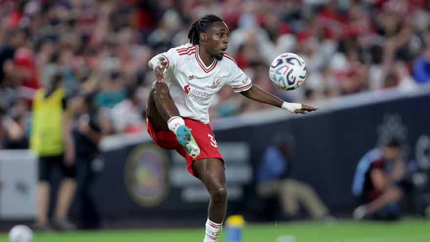 Liverpool boss Iraola downplays Frimpong injury concerns