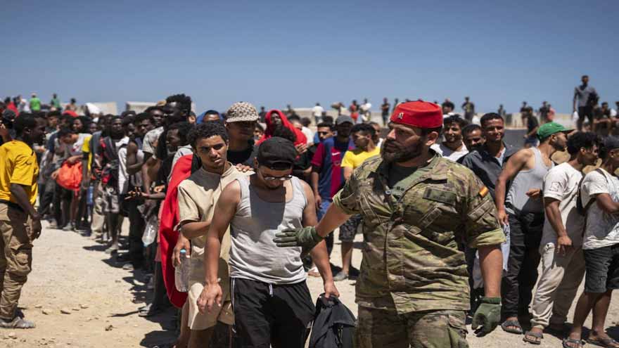 Spain's Ceuta overwhelmed as thousands remain after migrant border rush