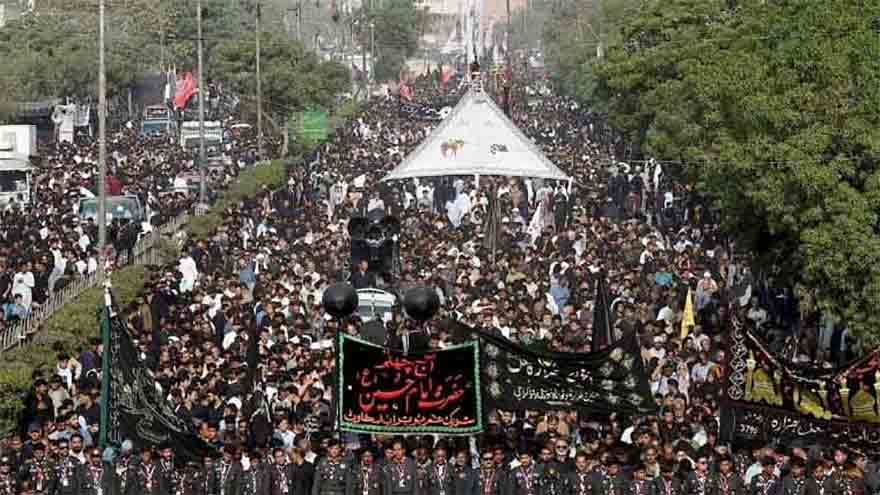 Chehlum processions pass off peacefully across country
