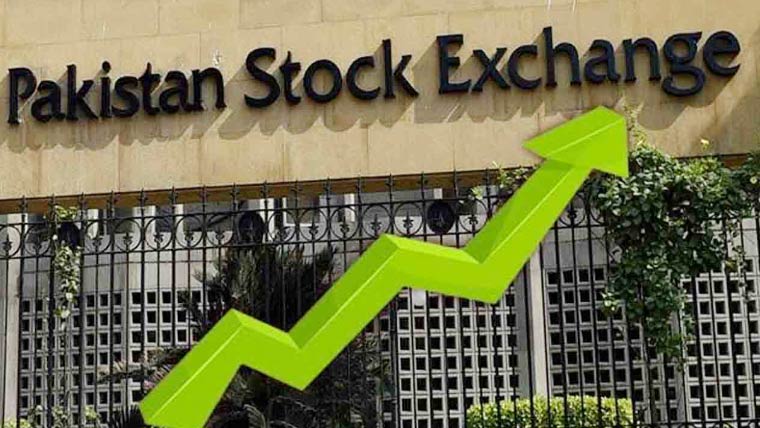 پاکستان سٹاک مارکیٹ میں کاروبار کے دوران زبردست تیزی