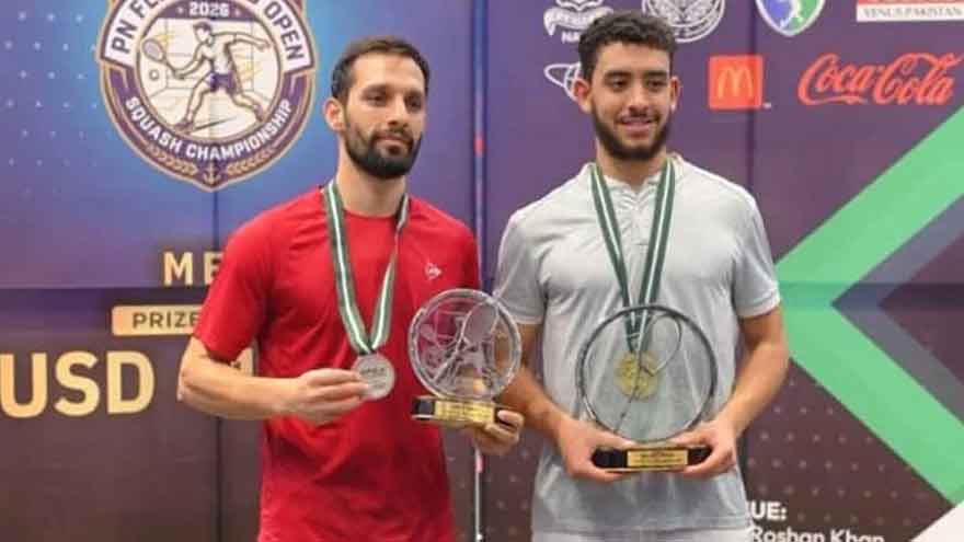 Egypt's Salman Khalil wins Pakistan Navy Fleet Club Open squash title