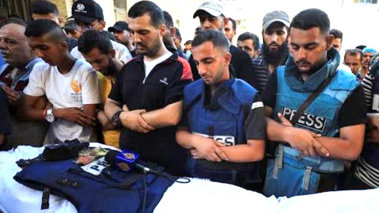 انسانی حقوق تنظیموں نے جنوبی لبنان میں صحافیوں پر اسرائیلی حملے جنگی جرائم قرار دیدیئے