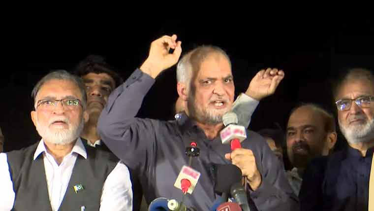  احتجاجی تحریک تیز، ضرورت پڑی تو دھرنا طویل کریں گے: حافظ نعیم الرحمان