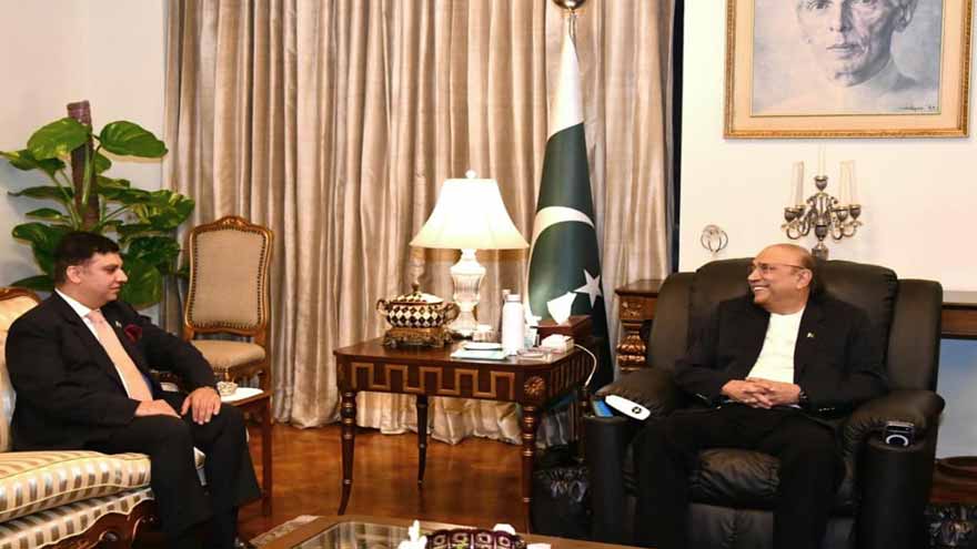 President calls for expanding Pakistan-Sweden cooperation in trade, technology