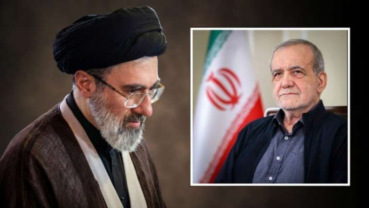 ایرانی سپریم لیڈر اور صدر کی ملاقات، جاری جنگ، ملک کو درپیش چیلنجز پر گفتگو