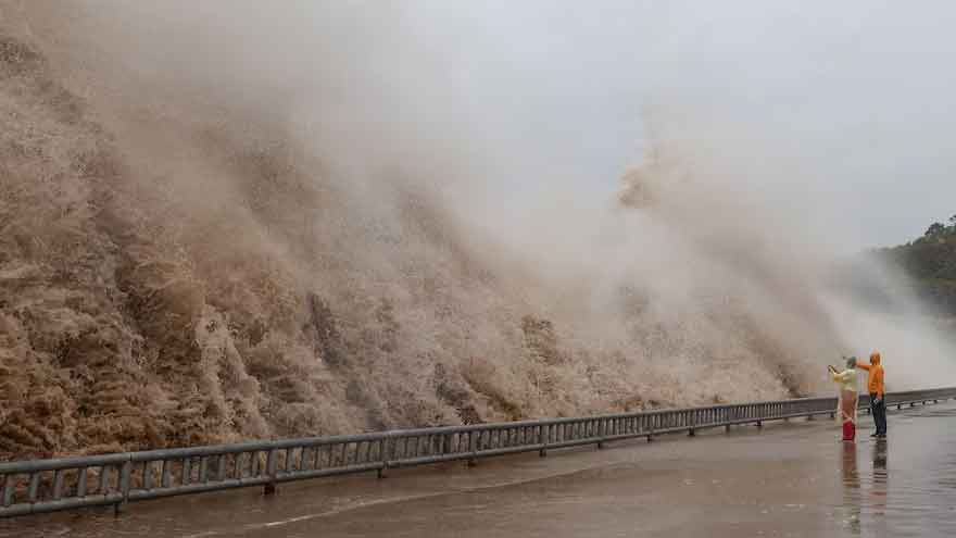 Typhoon Dolphin hits China's east coast, over 1 million evacuated