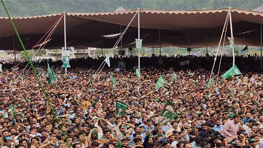  Peaceful polling underway in third phase of AJK elections, says chief election commissioner