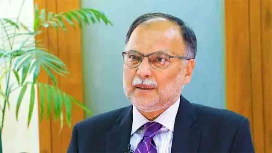 PTI's founder convicted, not political prisoner: Ahsan Iqbal 