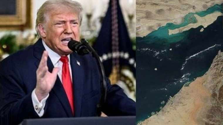 امریکی فوج نے آبنائے ہرمز سے بارودی سرنگیں صاف کر دیں: صدر ٹرمپ کا دعویٰ