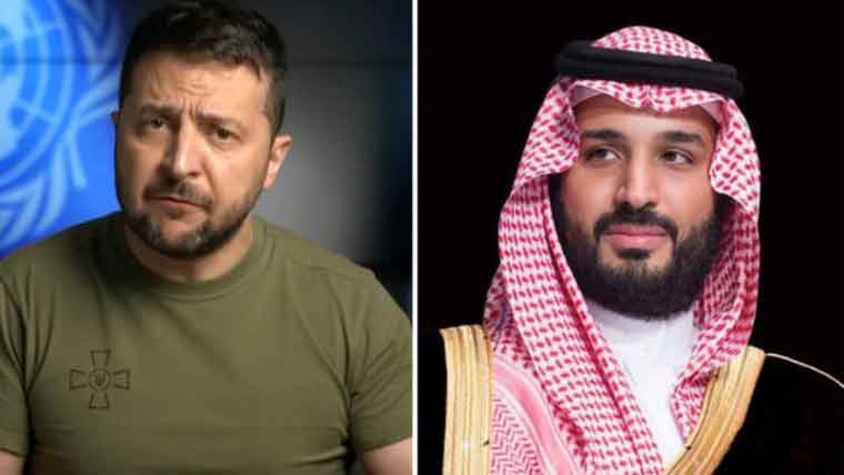 یوکرینی صدر اور سعودی ولی عہد کا رابطہ، ڈرونز معاہدے سمیت مختلف امور پر گفتگو
