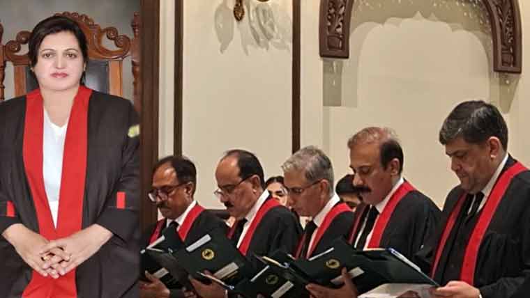 عالیہ نیلم کا بڑا اعزاز، 23 خالی ججز کی آسامیاں پُر کرنے والی پہلی چیف جسٹس  بن گئیں