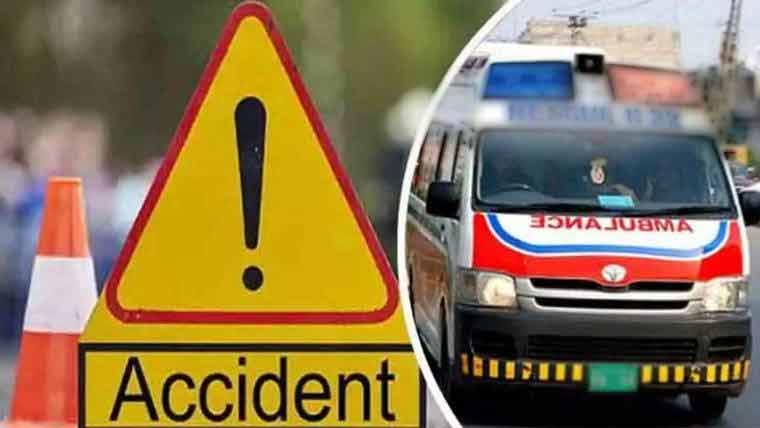 دنیاپور میں تیز رفتار موٹر سائیکل دیوار سے جا ٹکرائی، نانا اور پوتا جاں بحق