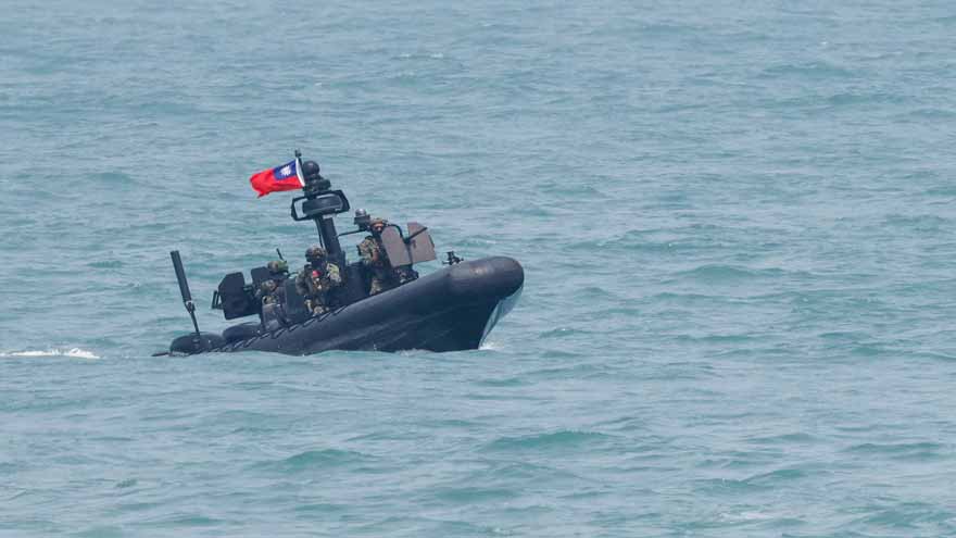 Taiwan holds naval drill during war games as China steps up maritime pressure