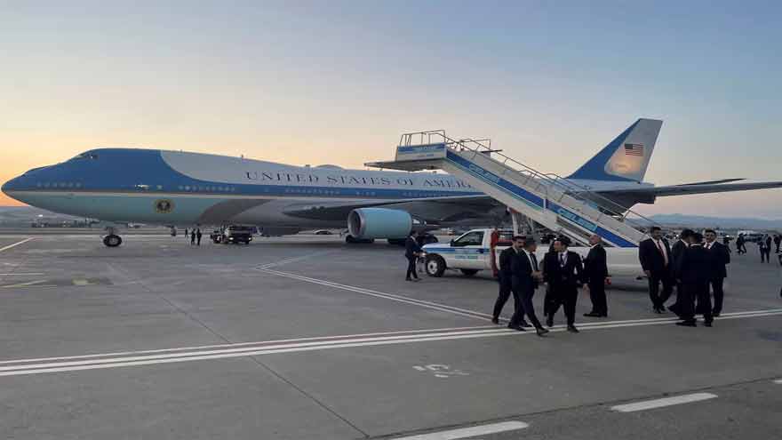 Iran's state media mock Trump over airplane switch, meme shows him hiding in a catering truck