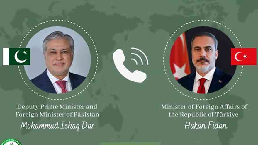 Dar, Turkish FM stress dialogue and diplomacy for regional peace