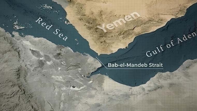 حوثیوں نے بحیرہ احمر میں آبنائے باب المندب بند کرنے پر غور شروع کر دیا